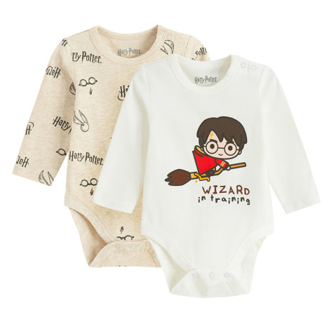 Боди с дълъг ръкав 2бр. HARRY POTTER, цвят: Микс