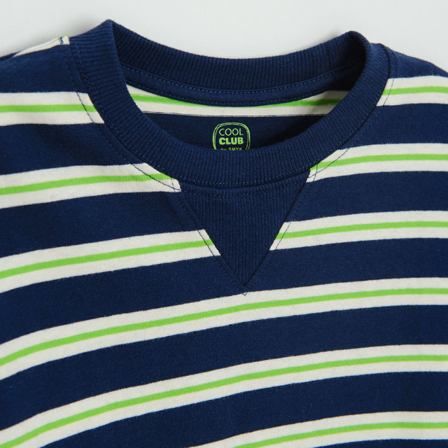 Блуза с дълъг ръкав, цвят: Райе