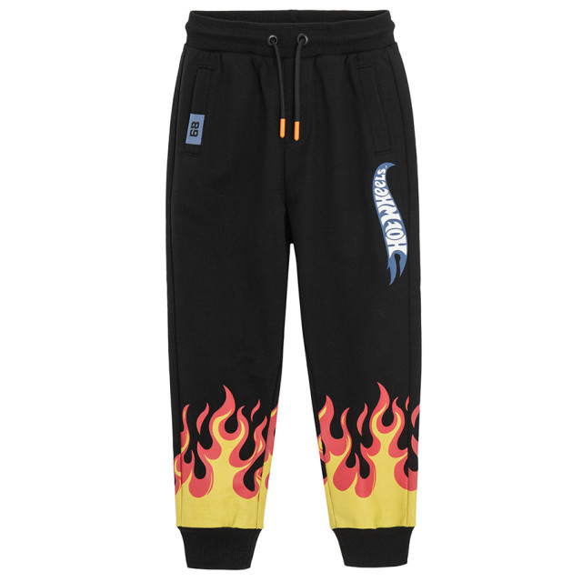 Спортен панталон HOT WHEELS, цвят: Черен