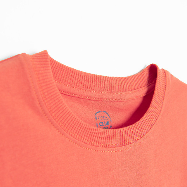 Тениска с къс ръкав, цвят: Червен