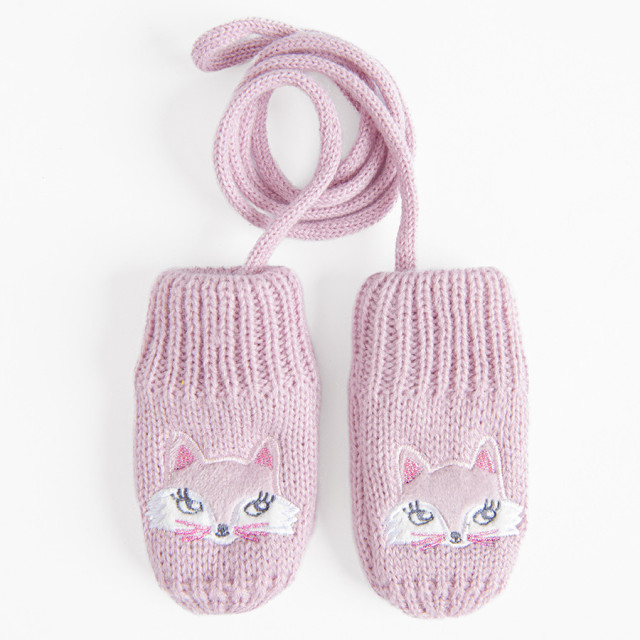 Ръкавици, цвят: Светло розов