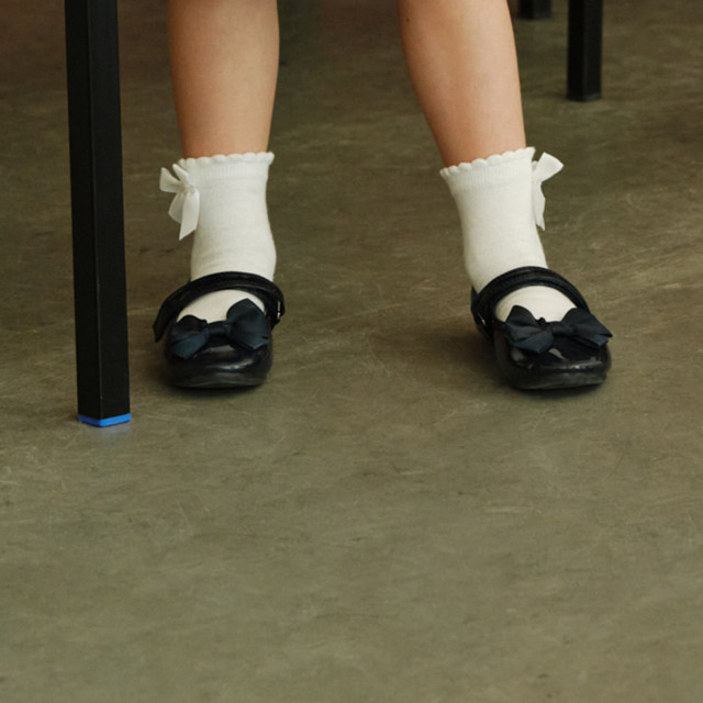 Балеринки, цвят: Син