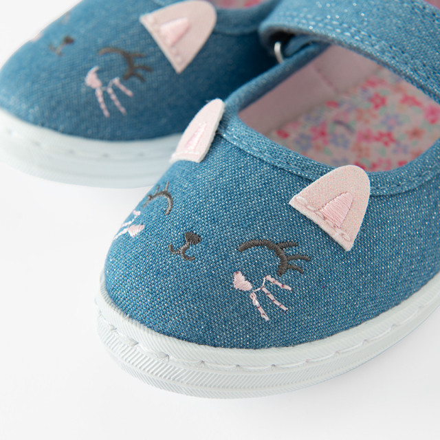 Пантофи, цвят: Син