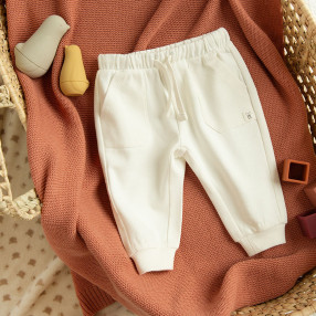 Спортен панталон, цвят: Бял