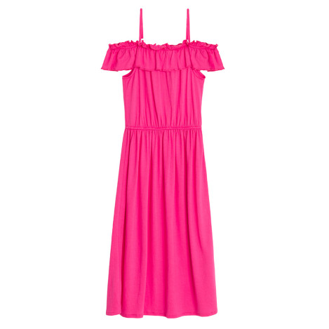 Рокля без ръкав, цвят: Розов