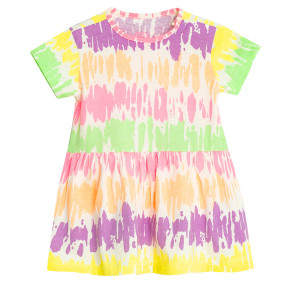 Рокля с къс ръкав, цвят: Микс