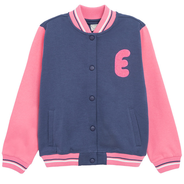 Блуза с дълъг ръкав, цвят: Морско син