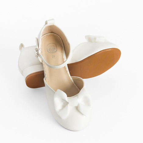 Балеринки, цвят: Бял