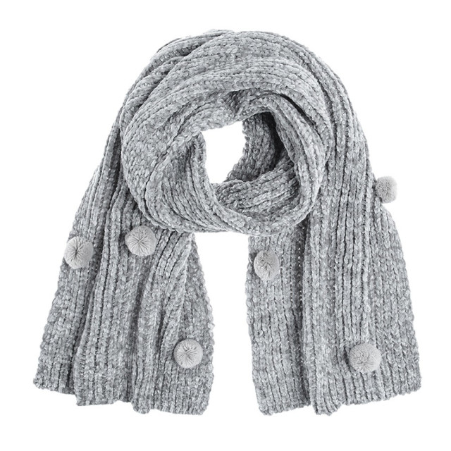 Шал, цвят: Сив