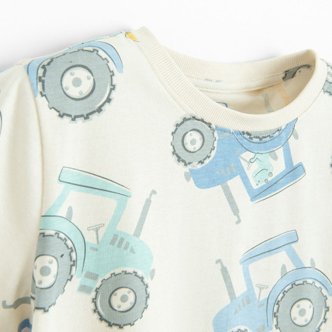 Пижама, цвят: Бежов