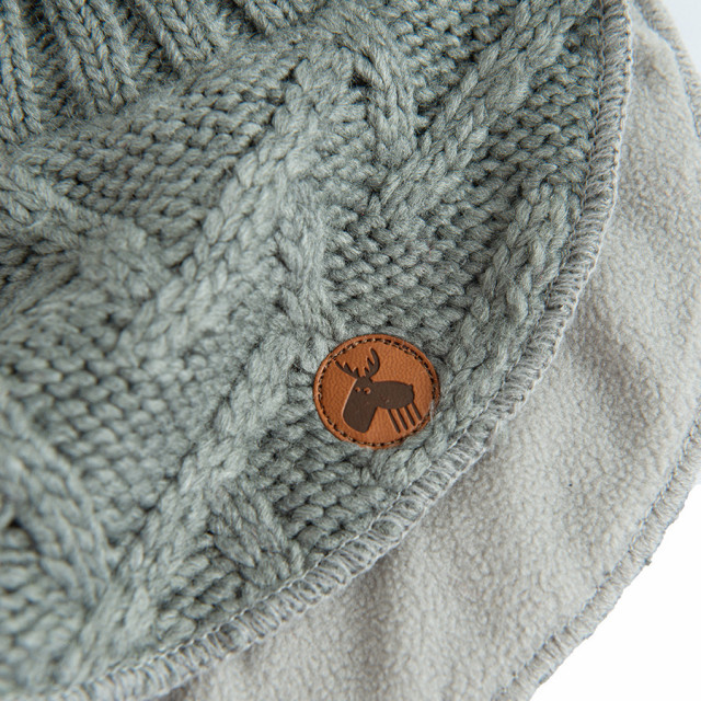 Шал, цвят: Сив меланж