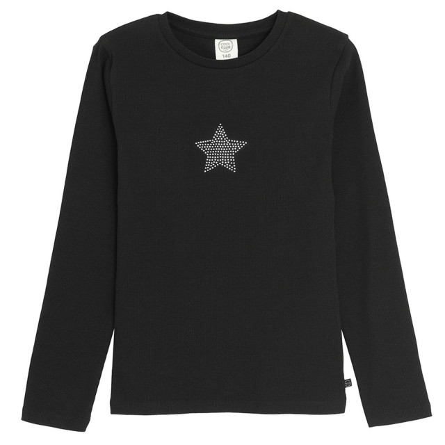 Тениска с дълъг ръкав, цвят: Черен