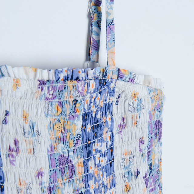 Рокля без ръкав, цвят: Кремав