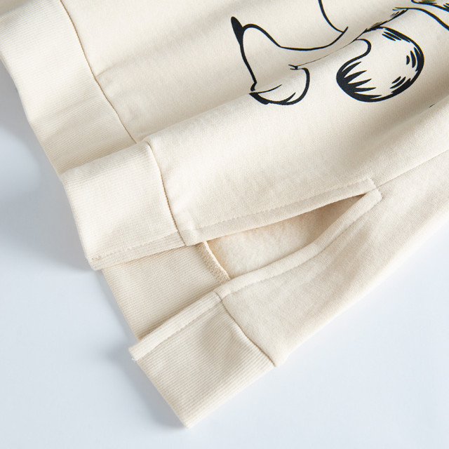 Блуза с дълъг ръкав GARFIELD, цвят: Кремав