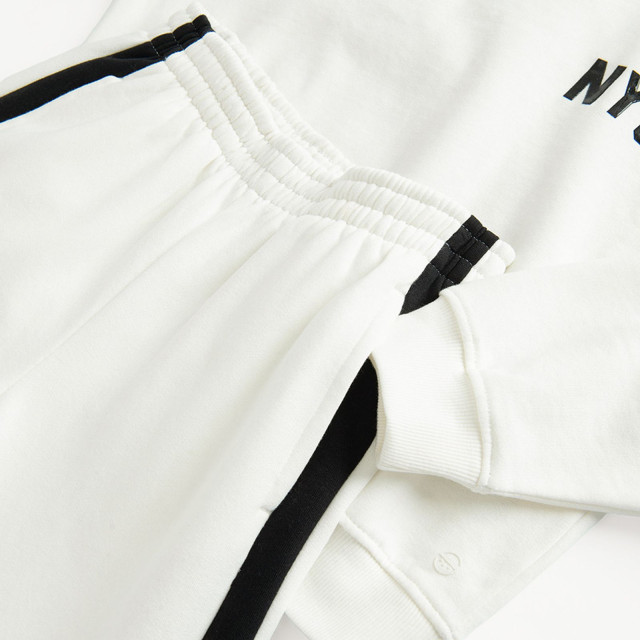 Спортен комплект 2бр., цвят: Бял