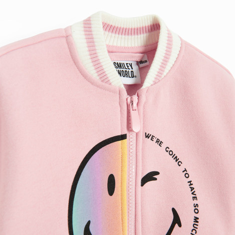 Яке SMILEY, цвят: Цикламен