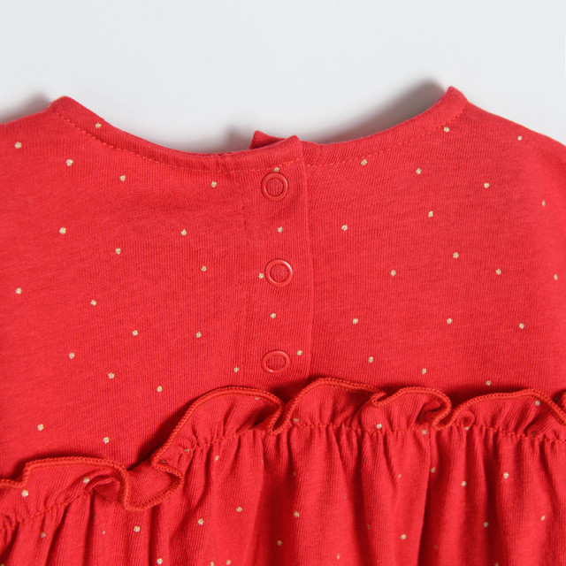 Блуза с дълъг ръкав, цвят: Червен