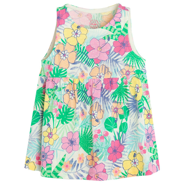 Рокля без ръкав, цвят: Зелен