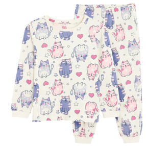 Пижама, цвят: Бял