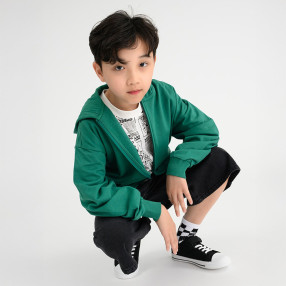 Суитчър, цвят: Тъмно зелен