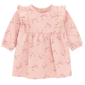 Рокля с дълъг ръкав, цвят: Кафяв