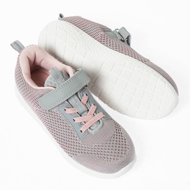 Спортни обувки, цвят: Светло сив