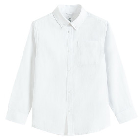 Риза с дълъг ръкав, цвят: Бял