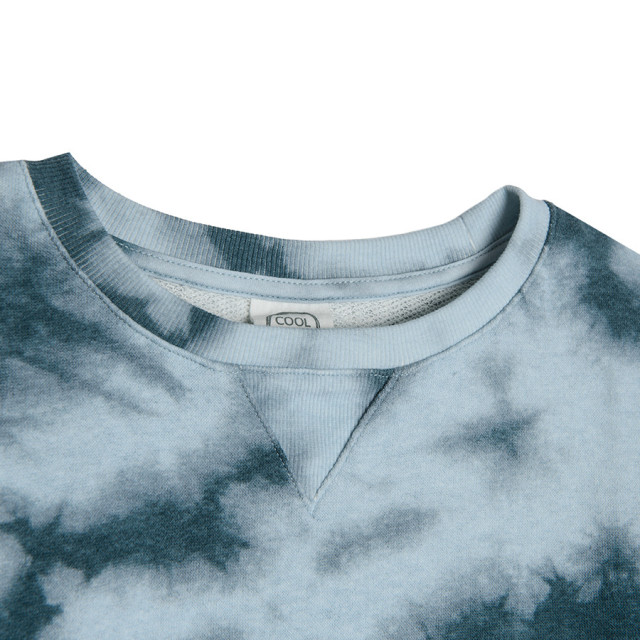 Блуза с дълъг ръкав, цвят: Син