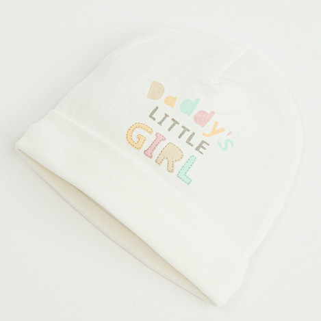 Шапка 2бр., цвят: Кремав