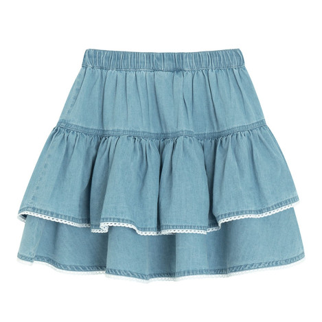 Пола, цвят: Деним