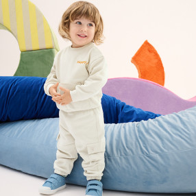 Спортен панталон, цвят: Светло бежово