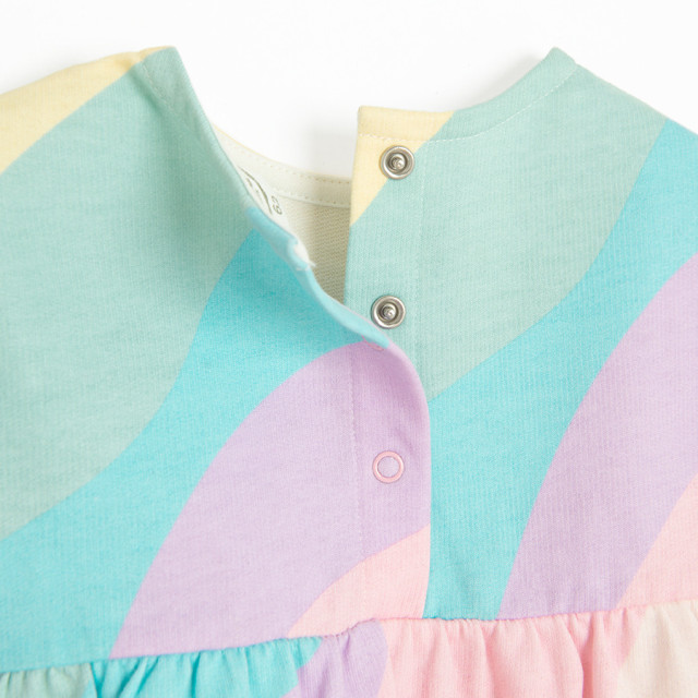 Рокля с дълъг ръкав, цвят: Розов