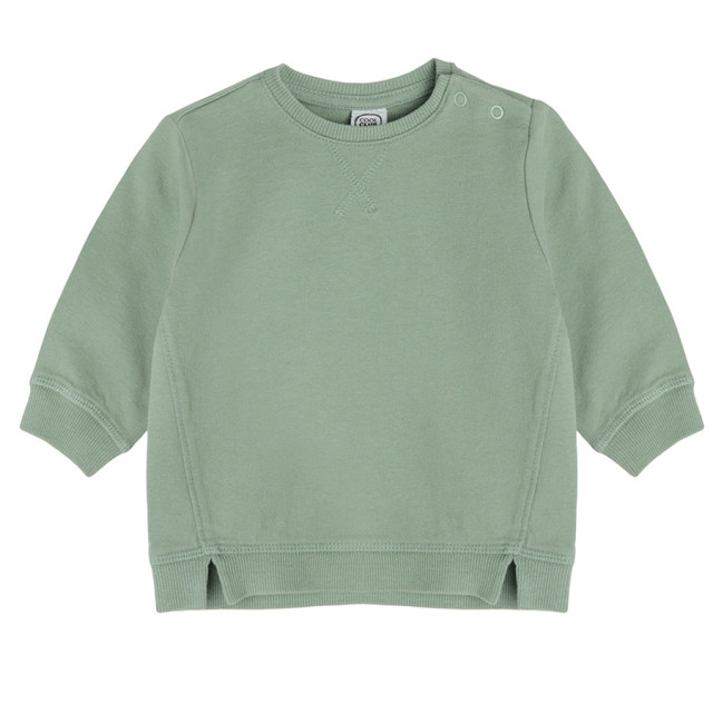 Блуза с дълъг ръкав, цвят: Маслинов