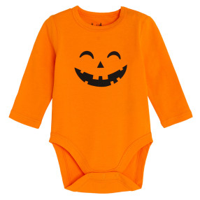 Боди с дълъг ръкав, цвят: Оранжев