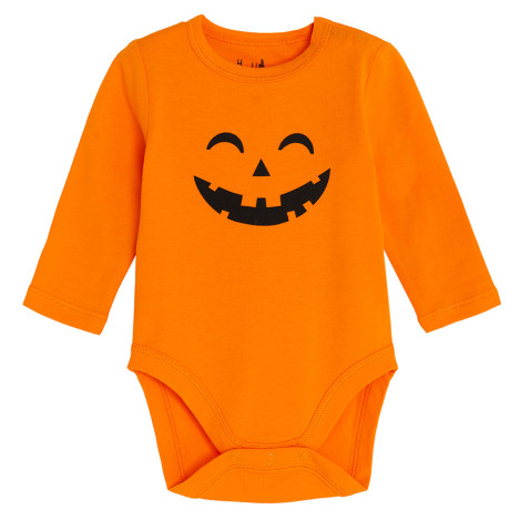 Боди с дълъг ръкав, цвят: Оранжев