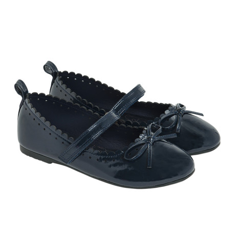 Балеринки, цвят: Морско син