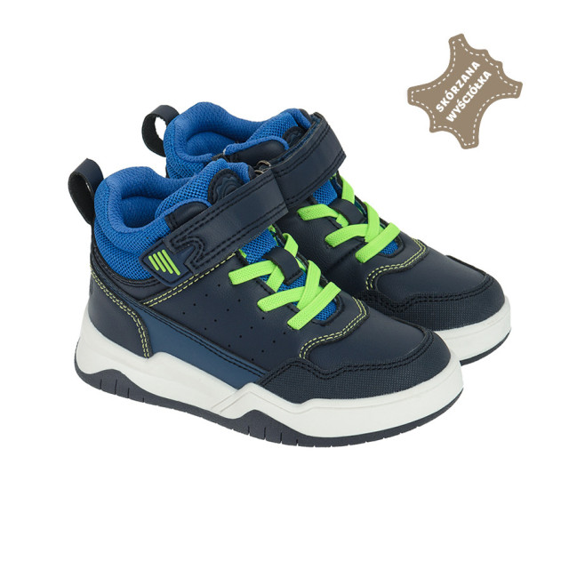 Високи обувки, цвят: Морско син