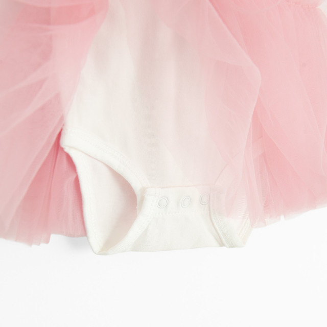 Боди с къс ръкав LILO & STITCH, цвят: Бял