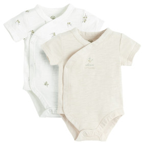 Боди с къс ръкав 2бр., цвят: Микс