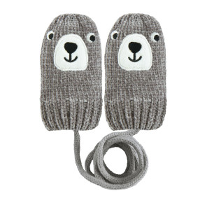 Ръкавици, цвят: Сив