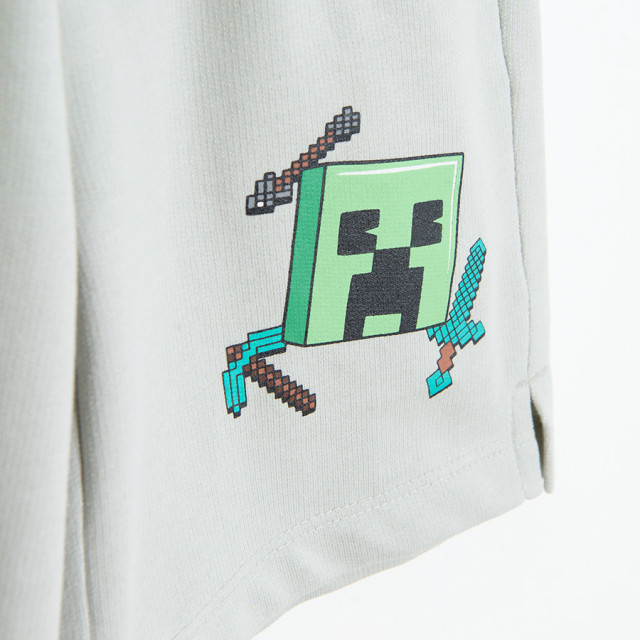 Шорти MINECRAFT, цвят: Сив меланж