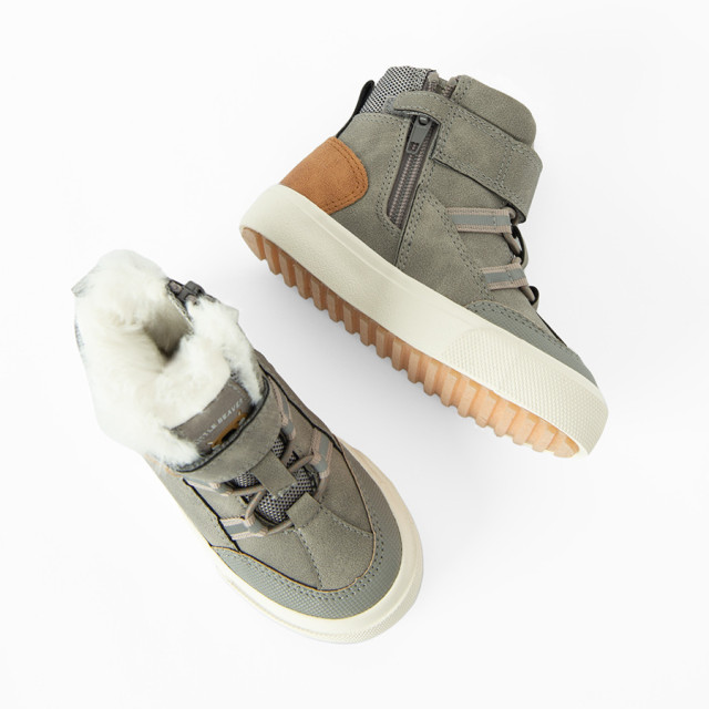 Ботуши, цвят: Сив