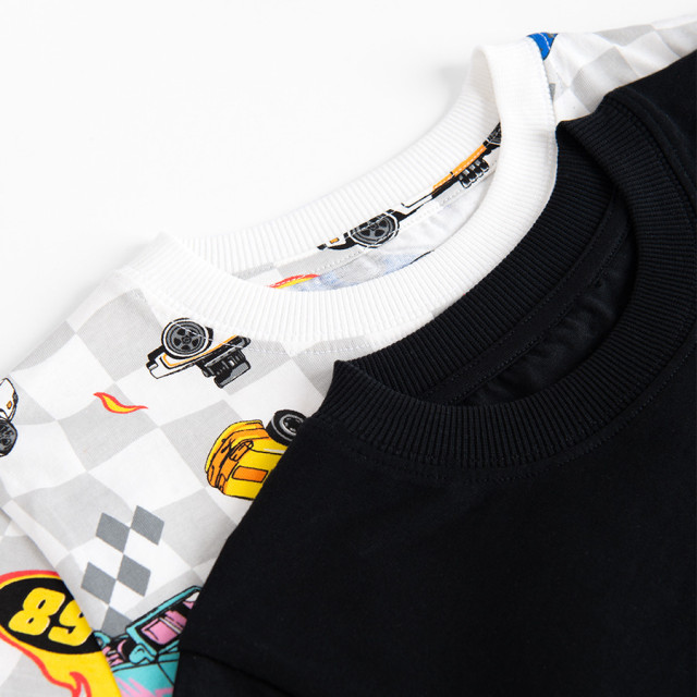 Тениска с къс ръкав 2бр. HOT WHEELS, цвят: Микс