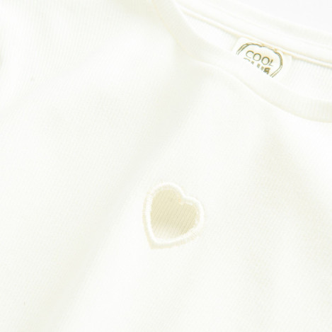 Тениска с дълъг ръкав, цвят: Бял