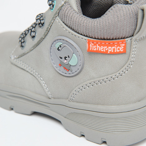 Високи обувки FISHER PRICE, цвят: Сив