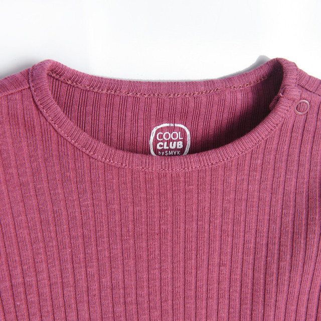 Рокля с дълъг ръкав, цвят: Бургунди