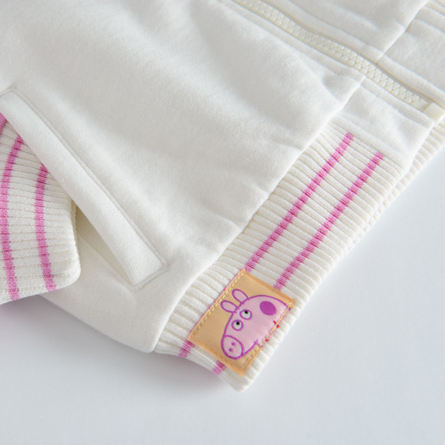 Блуза с дълъг ръкав PEPPA PIG, цвят: Кремав