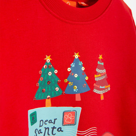 Блуза с дълъг ръкав PAW PATROL, цвят: Червен