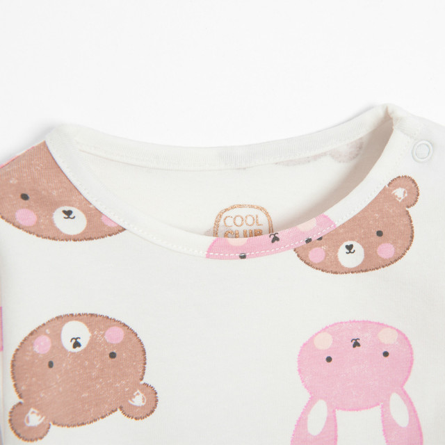 Боди с дълъг ръкав 2бр., цвят: Микс