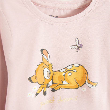 Пижама BAMBI, цвят: Пепел от рози